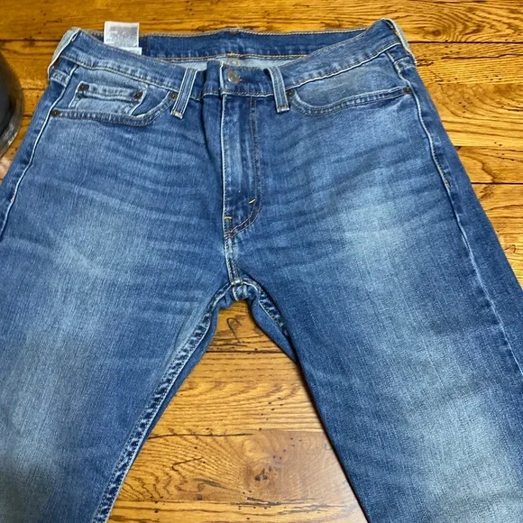 Levi's 513 Slim Straight Blue Jeans W/ Stretch Men's 31x32 RT$69.50. - Picture 2 of 7